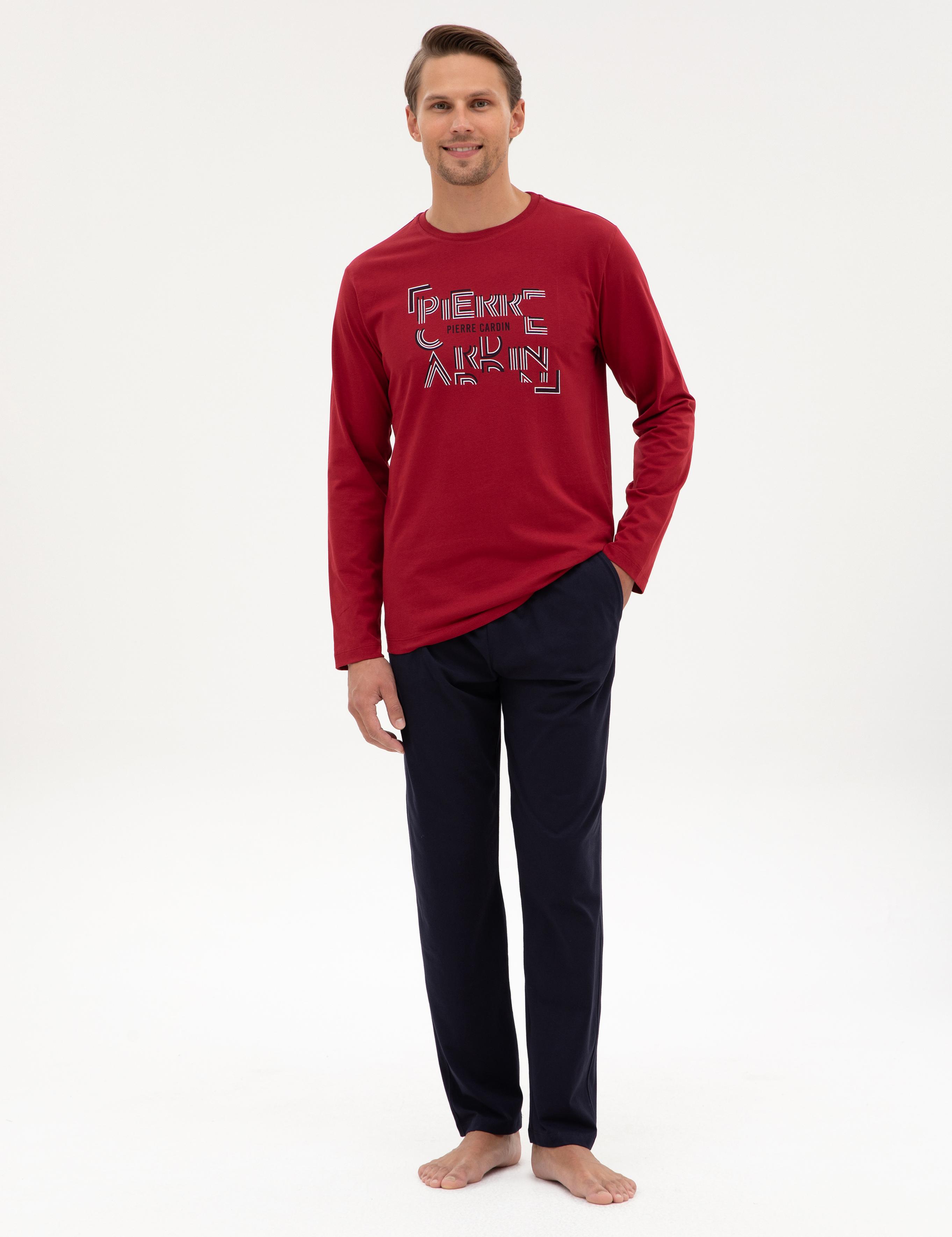 Bordo Pijama Takımı