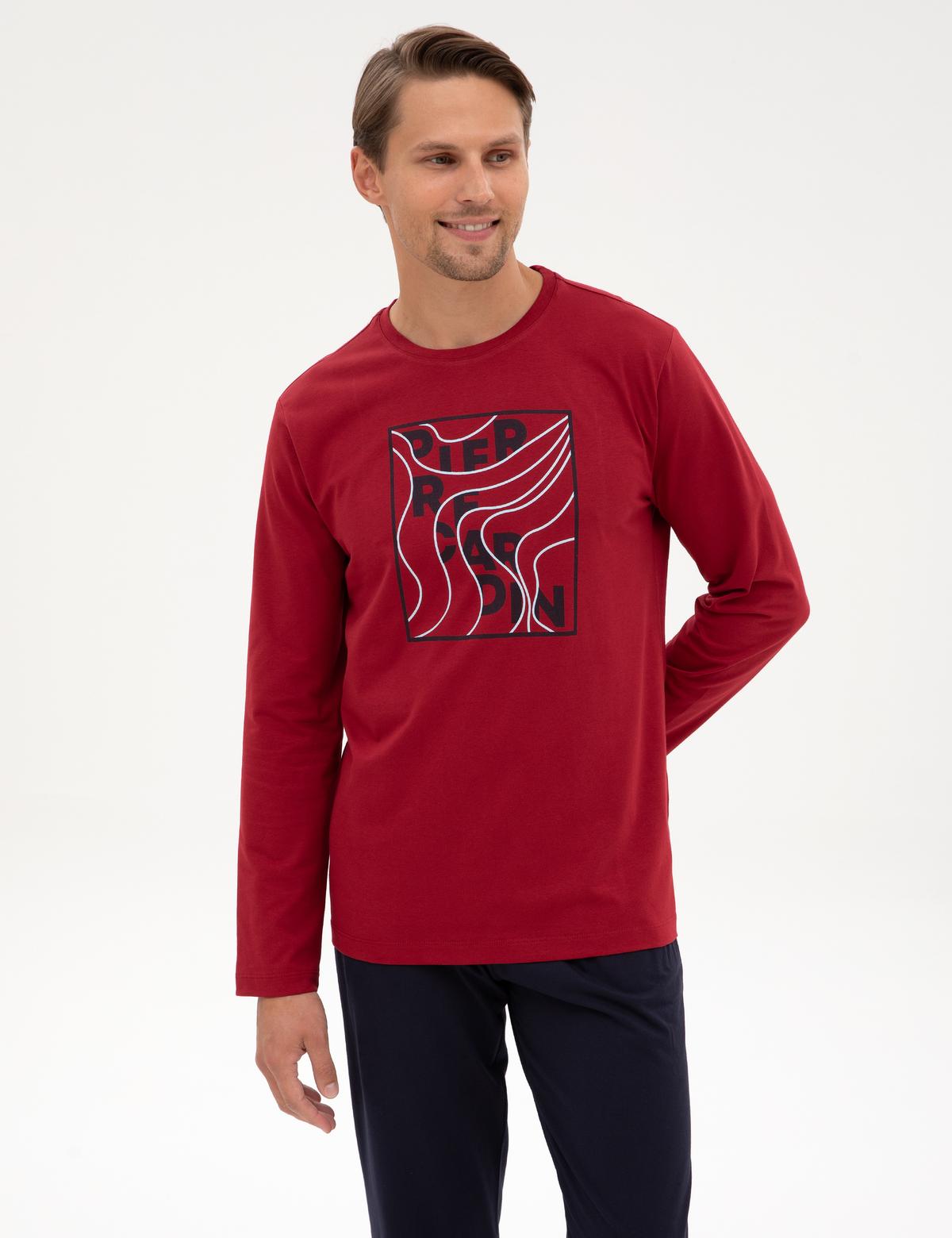 Bordo Pijama Takımı - 50322653003