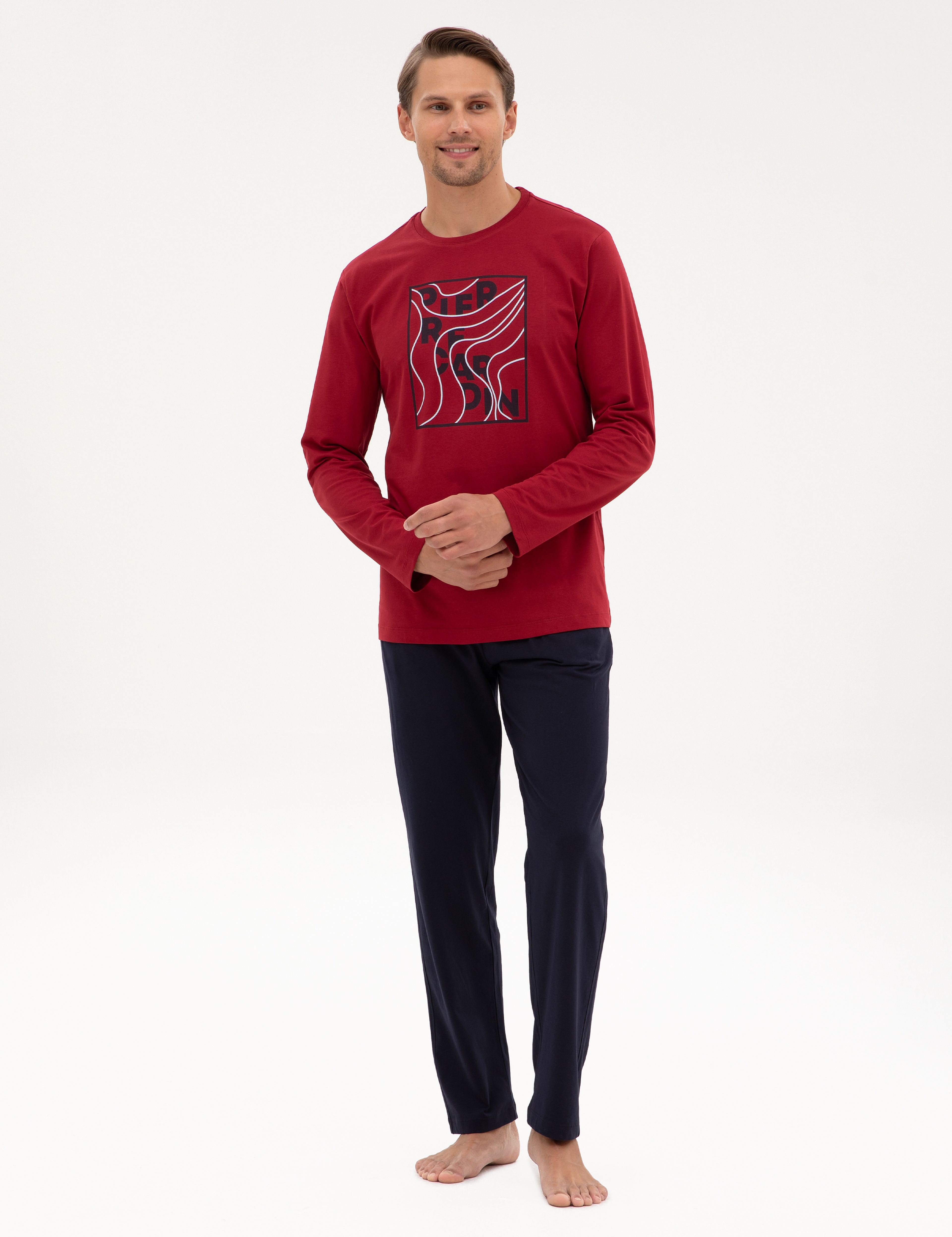 Bordo Pijama Takımı - Image 1