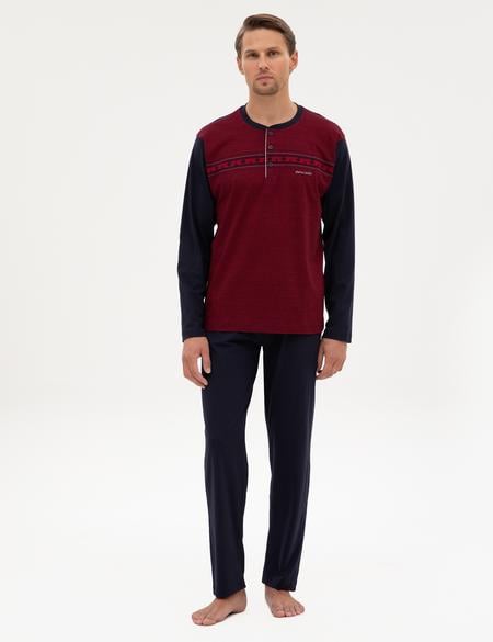 Bordo Pijama Takımı - 50322651005