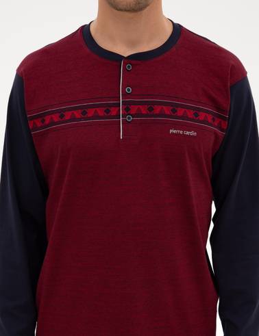 Bordo Pijama Takımı