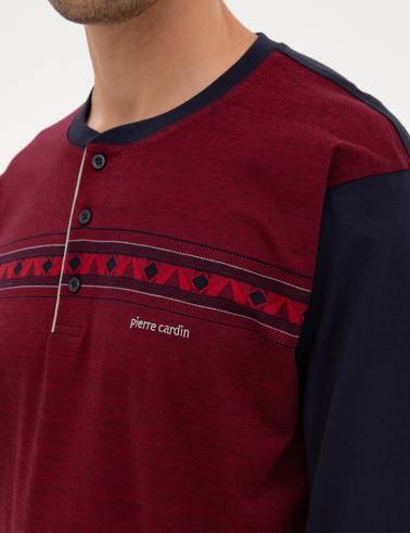 Bordo Pijama Takımı