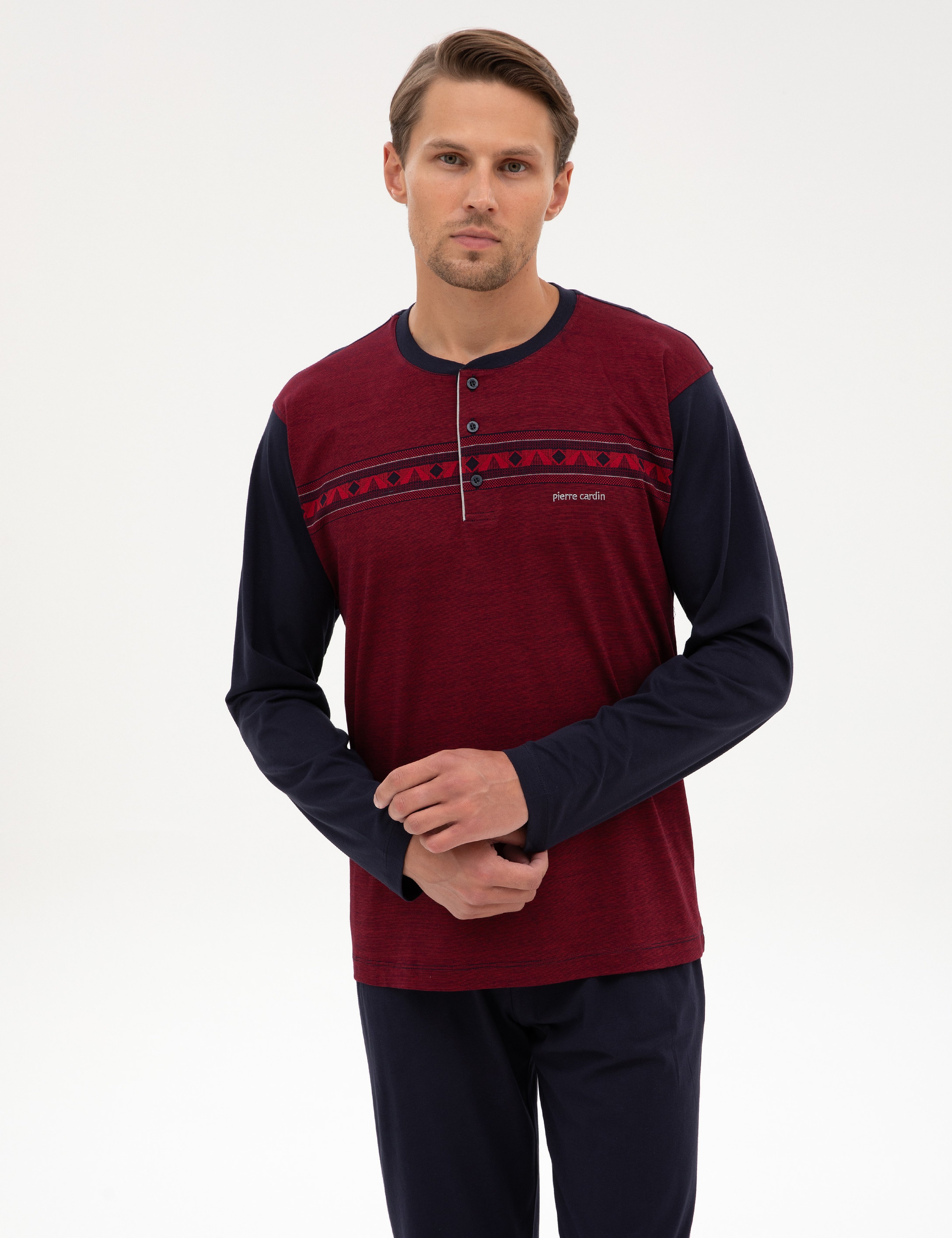 Bordo Pijama Takımı