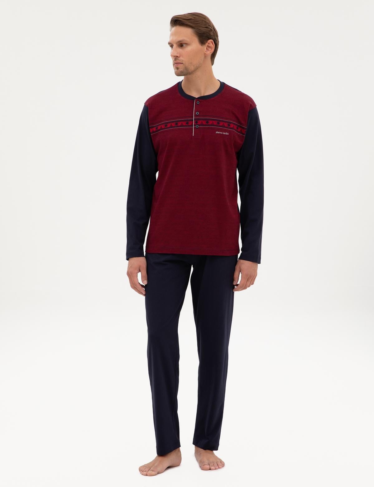 Bordo Pijama Takımı