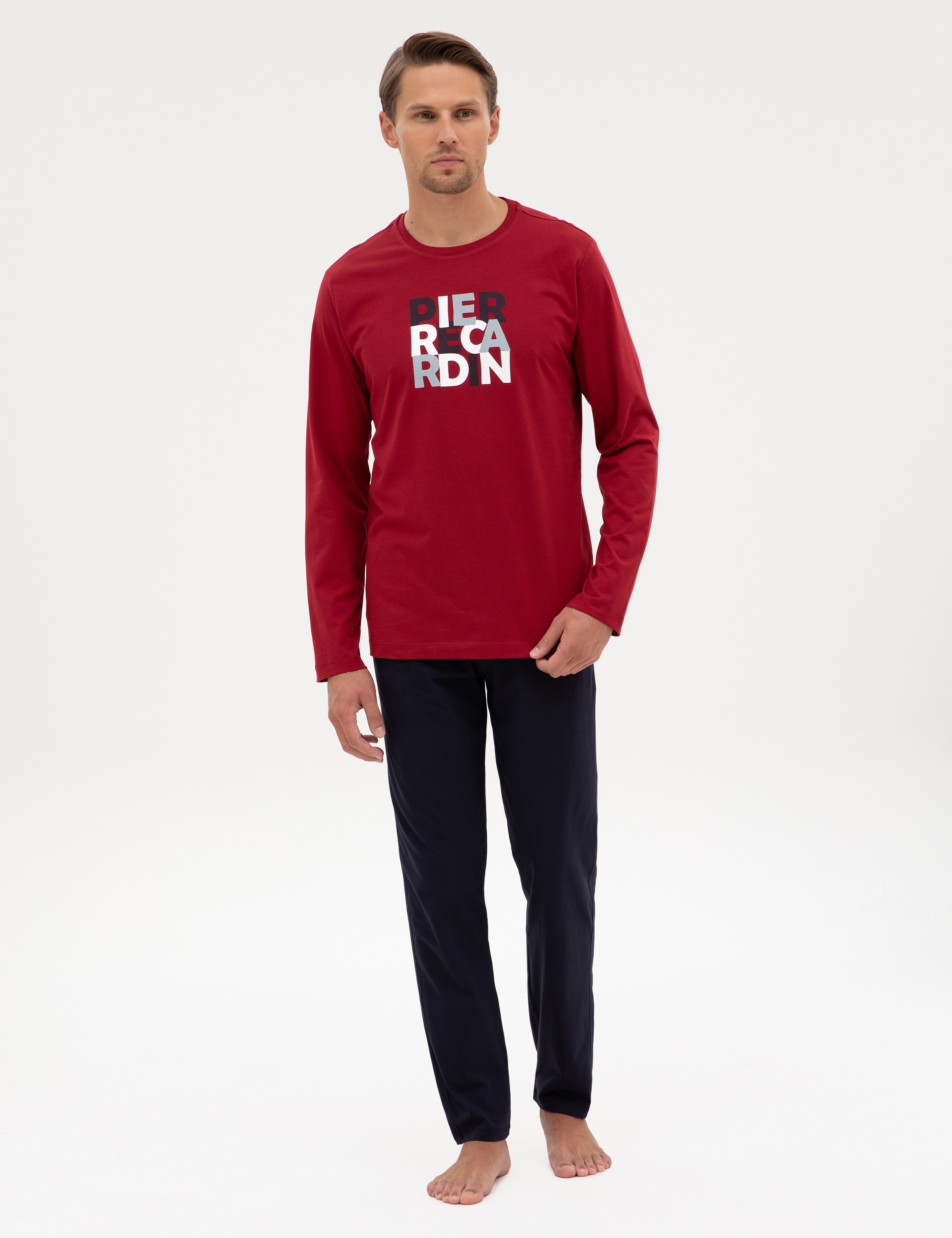 Bordo Pijama Takımı