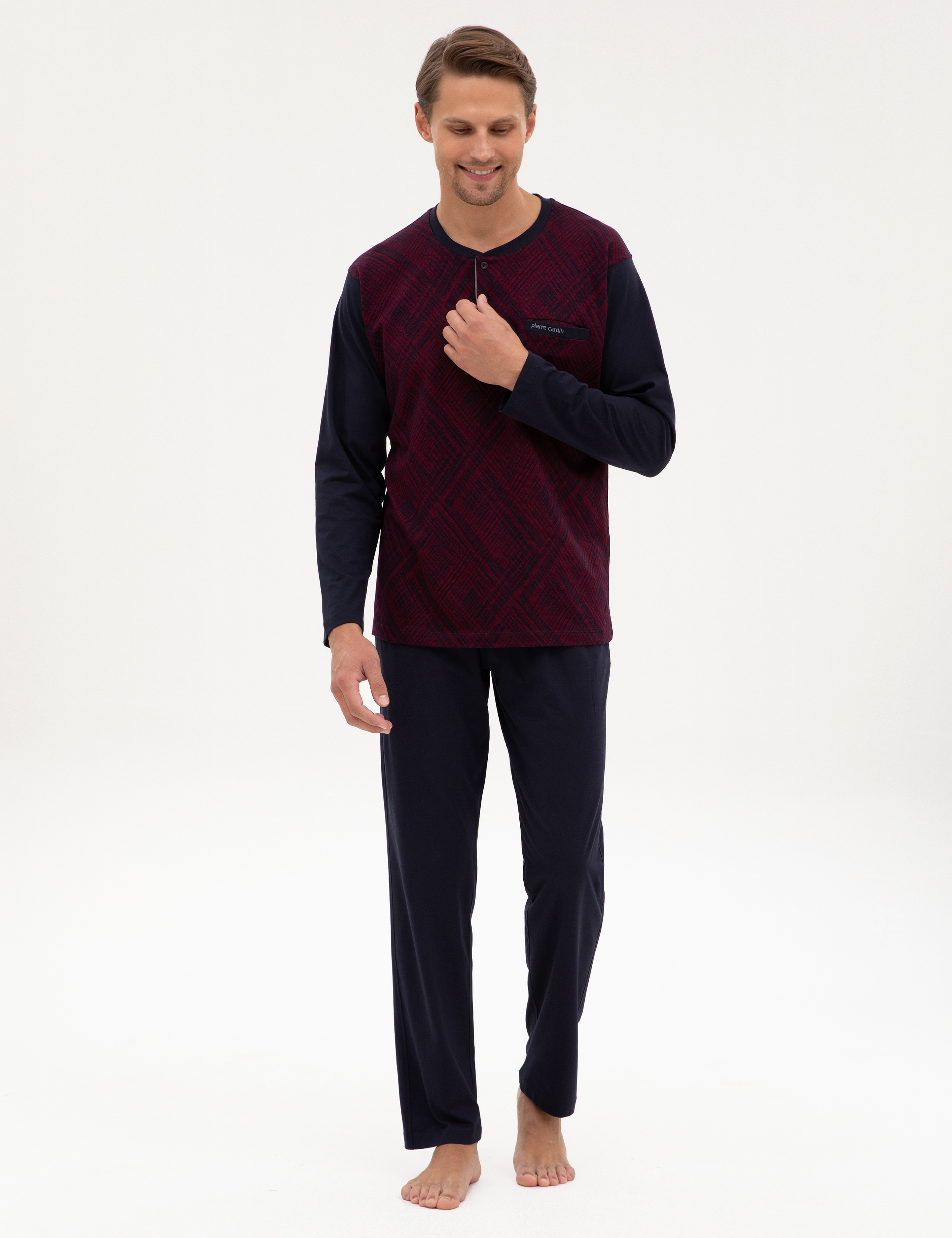 Bordo Pijama Takımı - Image 4