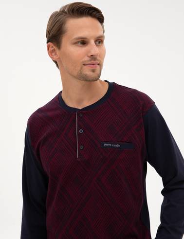 Bordo Pijama Takımı