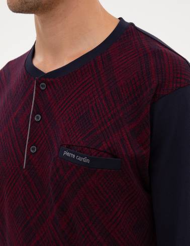 Bordo Pijama Takımı