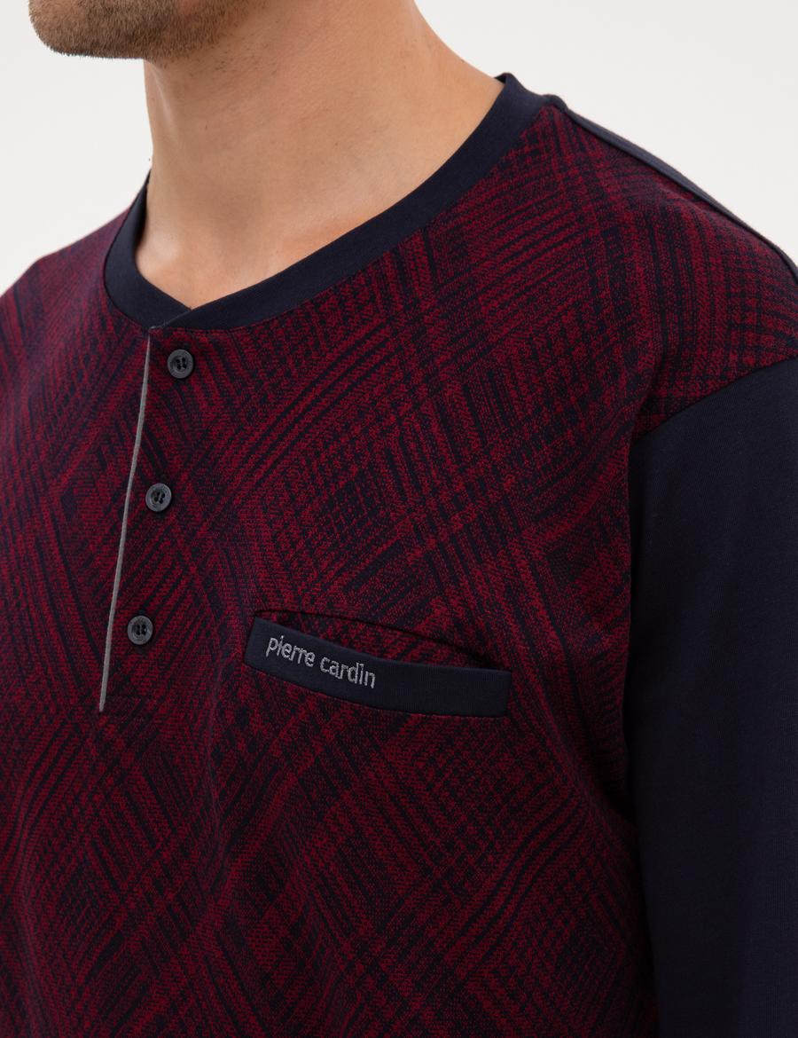 Bordo Pijama Takımı