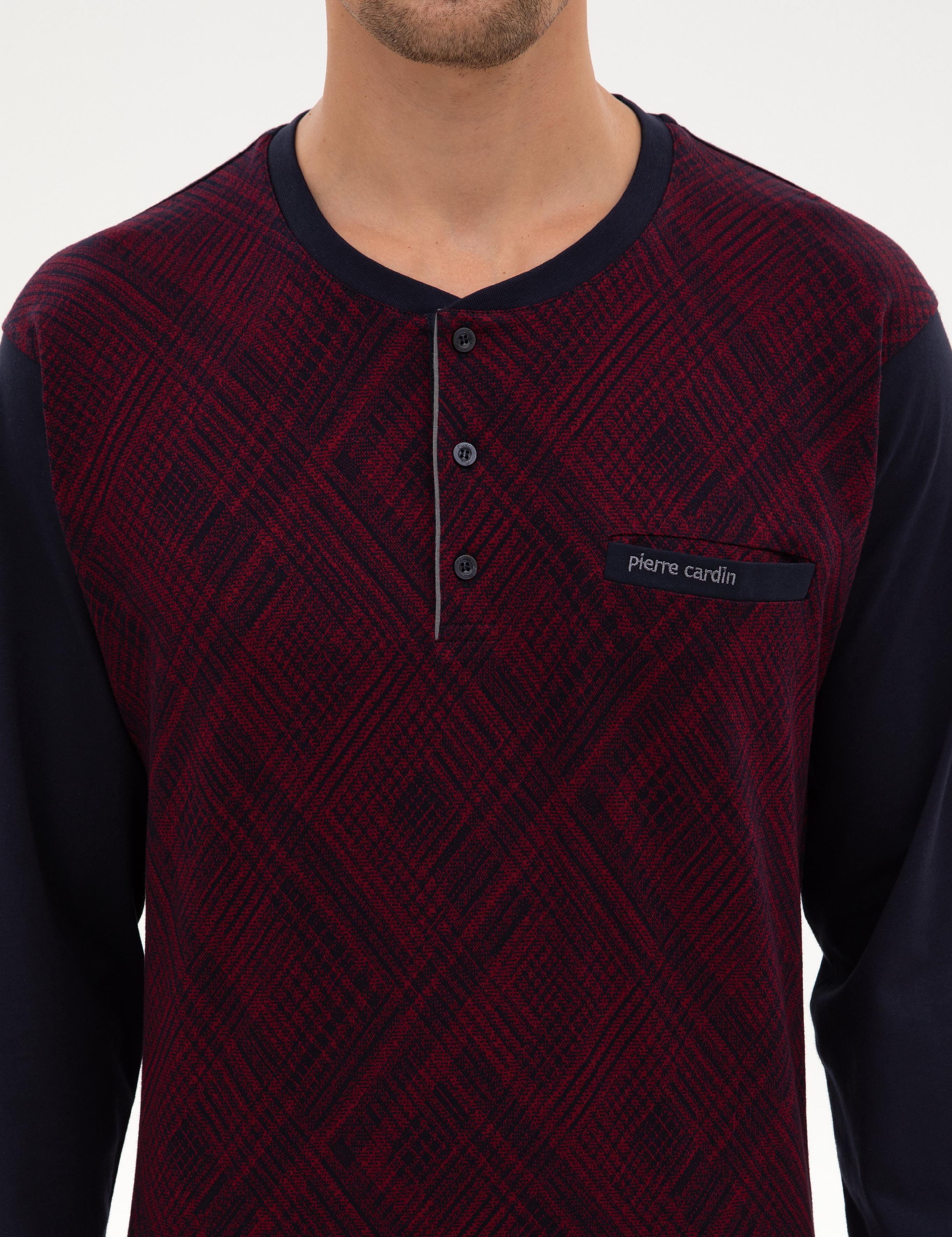 Bordo Pijama Takımı