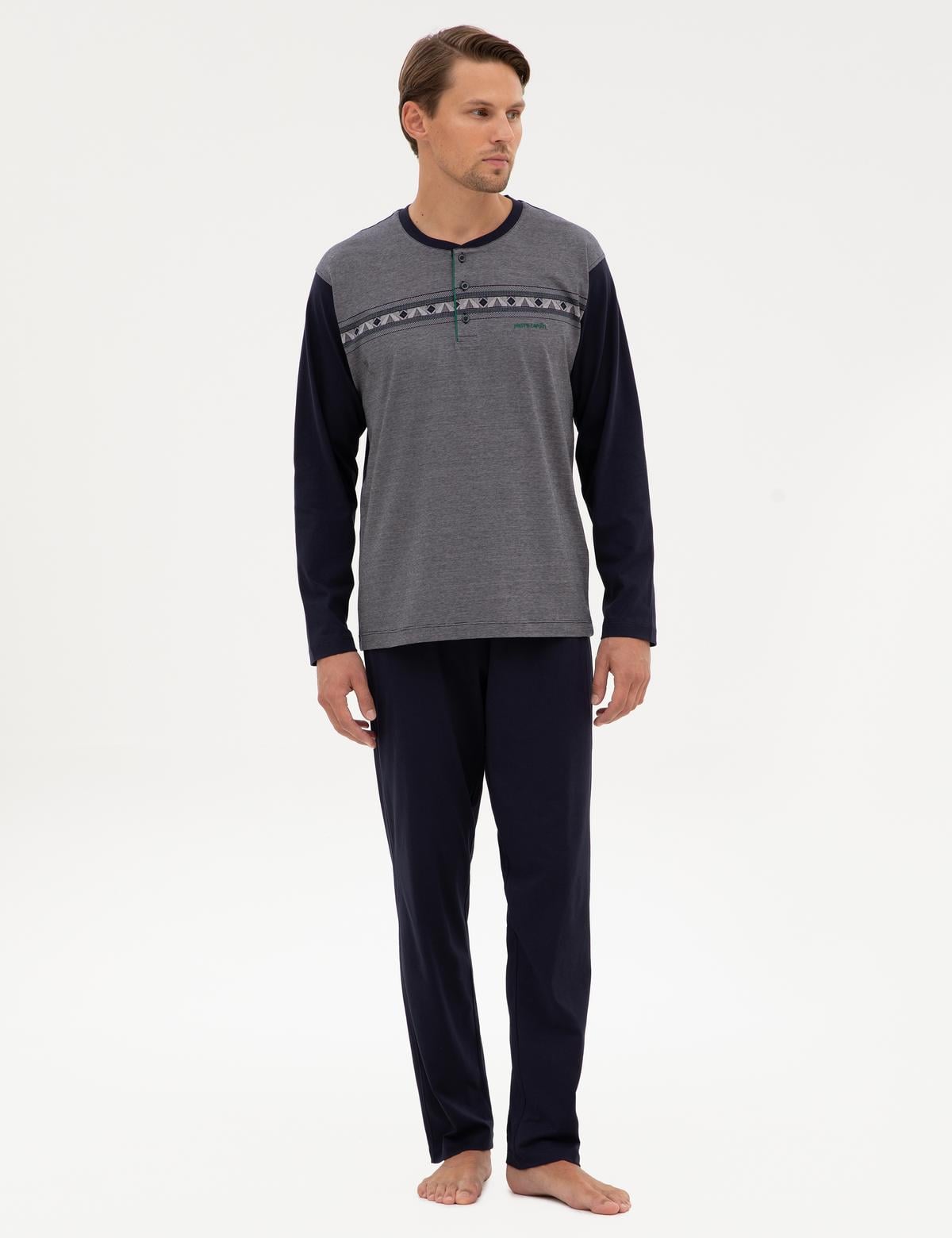 Lacivert Pijama Takımı - 50322651013