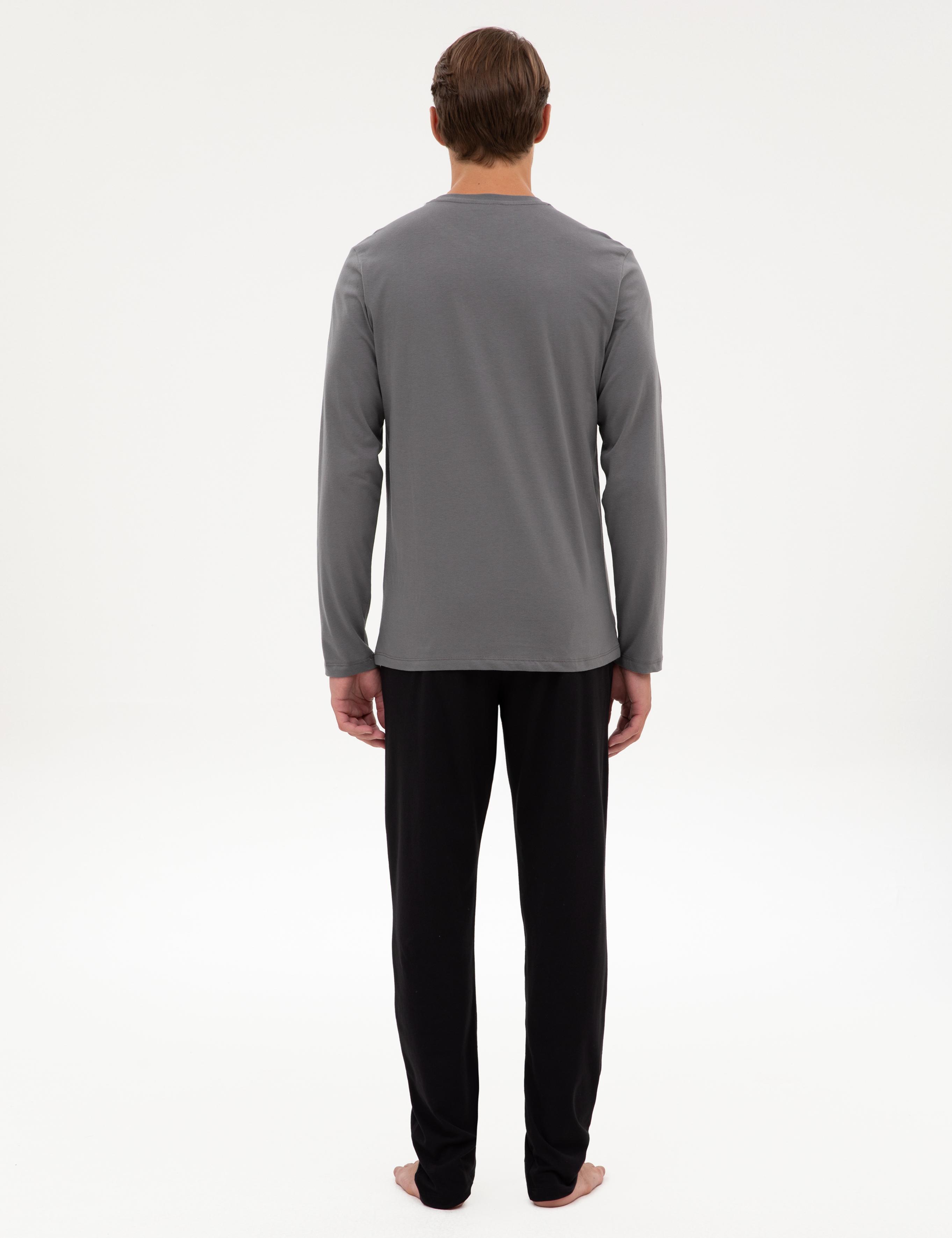 Koyu Gri Pijama Takımı