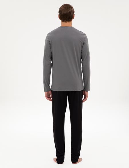 Koyu Gri Pijama Takımı - 50322634004