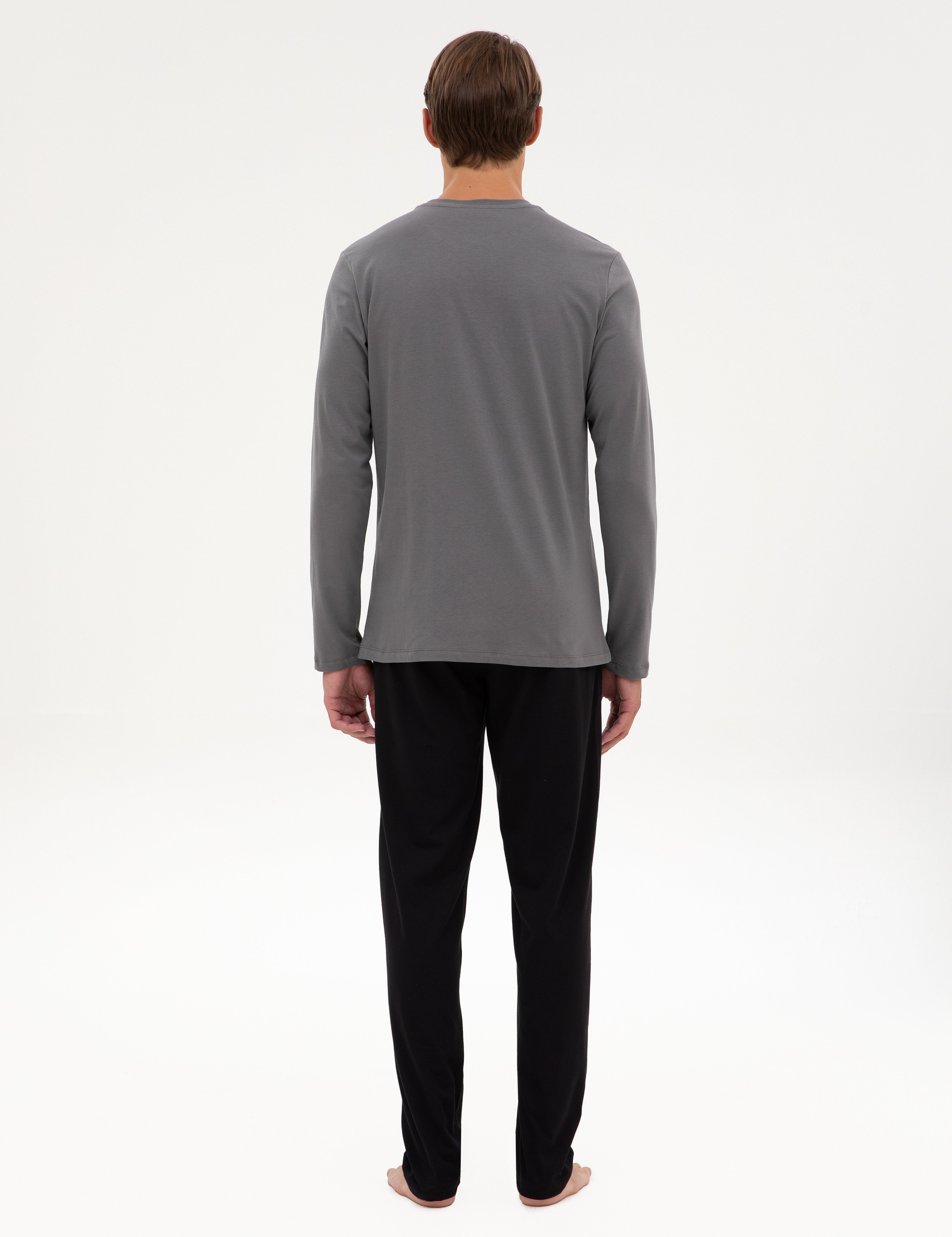 Koyu Gri Pijama Takımı - Image 5