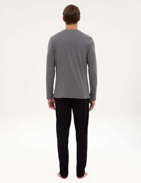 Koyu Gri Pijama Takımı - 50322635004