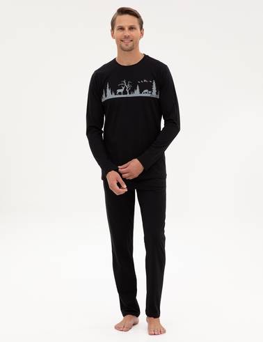 Siyah Pijama Takımı