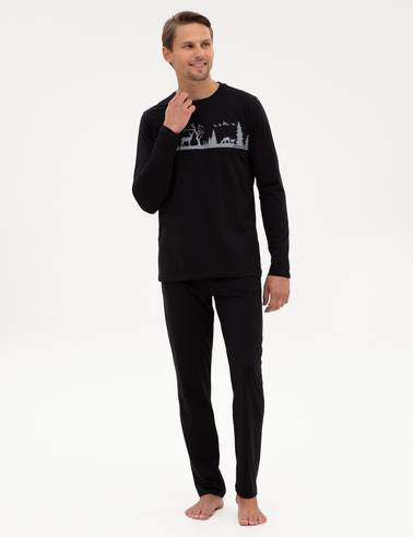 Siyah Pijama Takımı