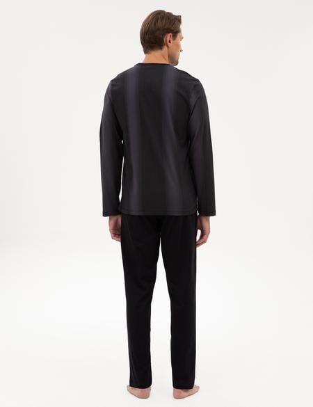 Siyah Pijama Takımı - 50322637009