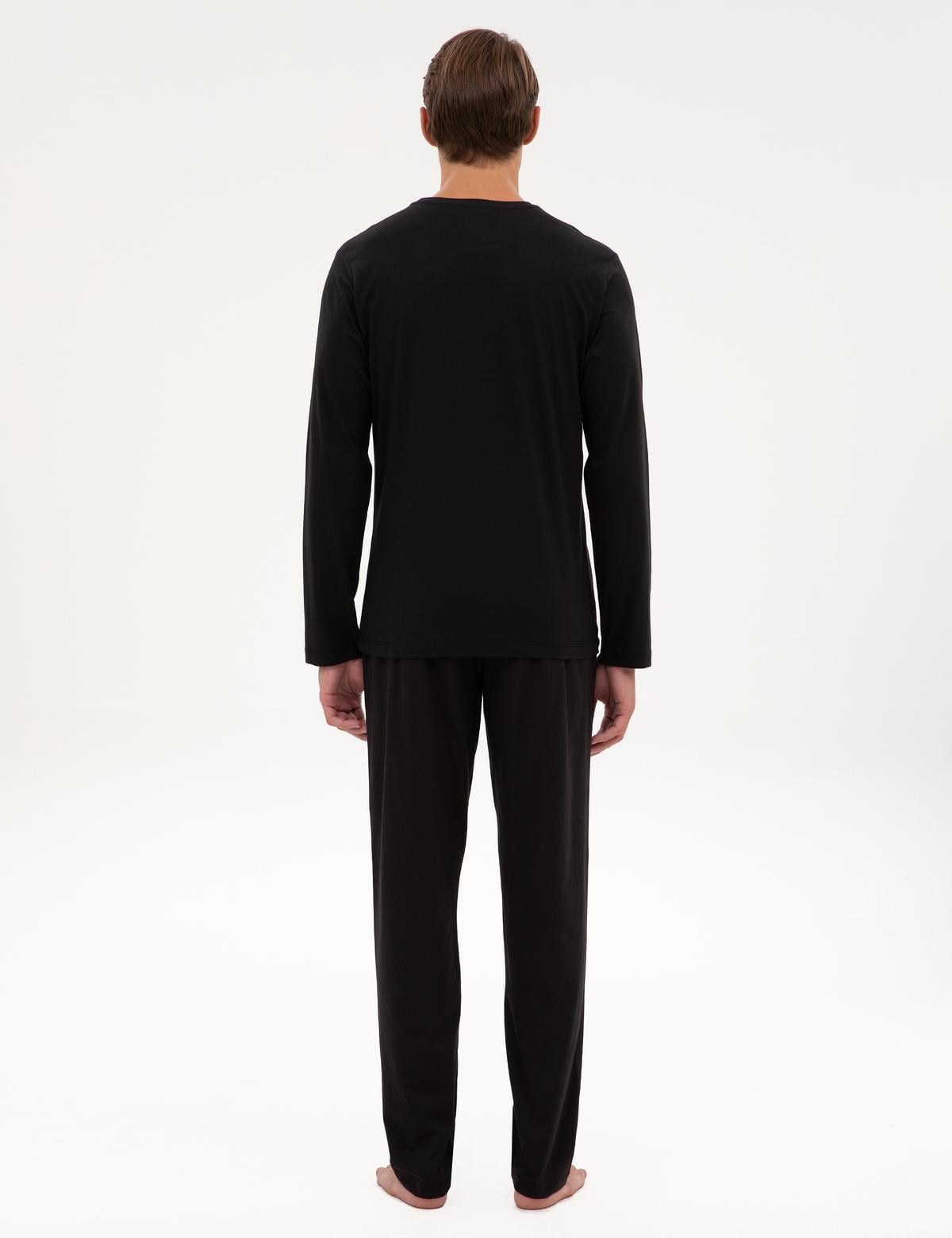 Siyah Pijama Takımı - 50322652016