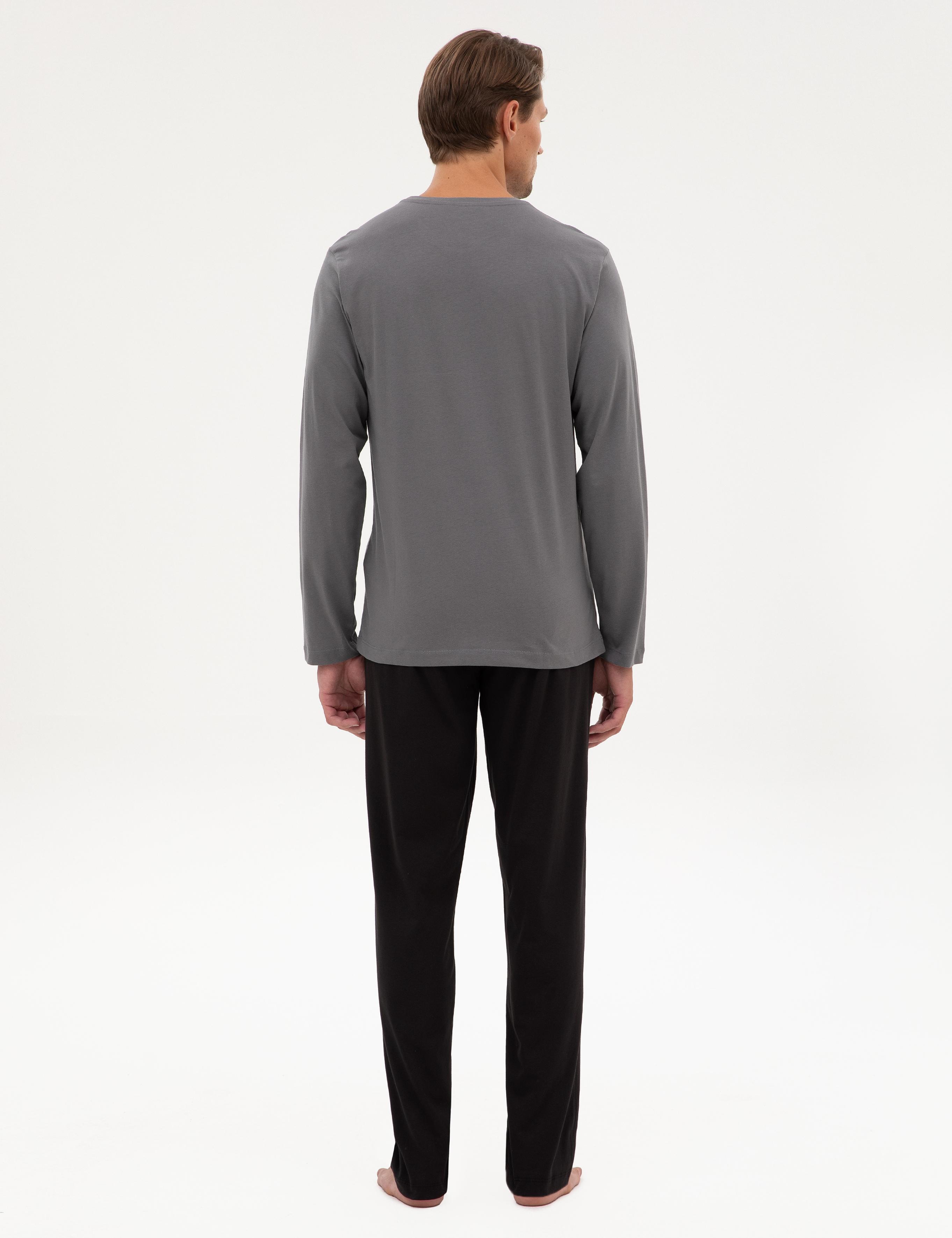 Koyu Gri Pijama Takımı