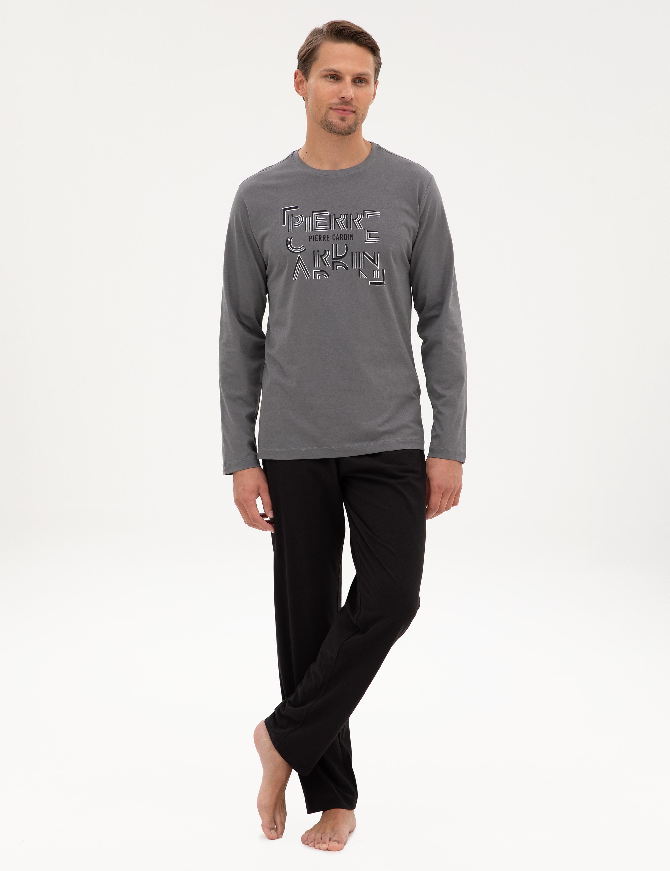 Koyu Gri Pijama Takımı