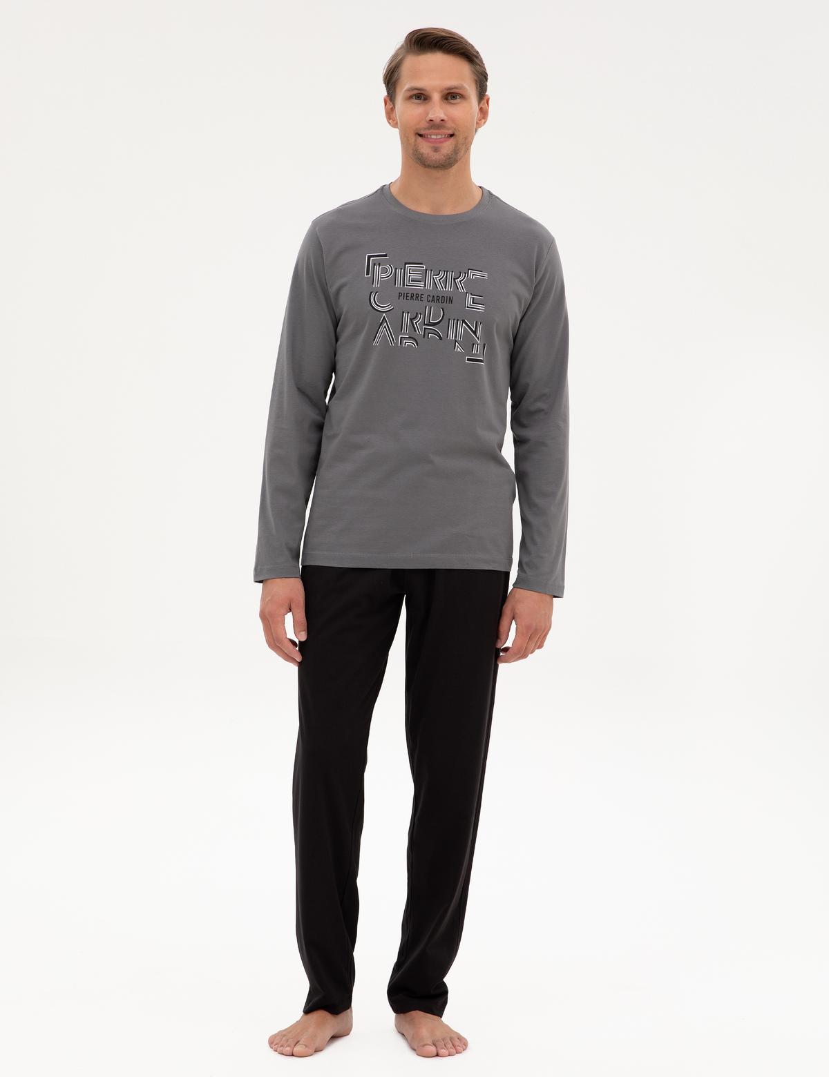 Koyu Gri Pijama Takımı