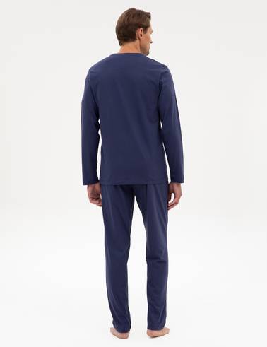 İndigo Pijama Takımı