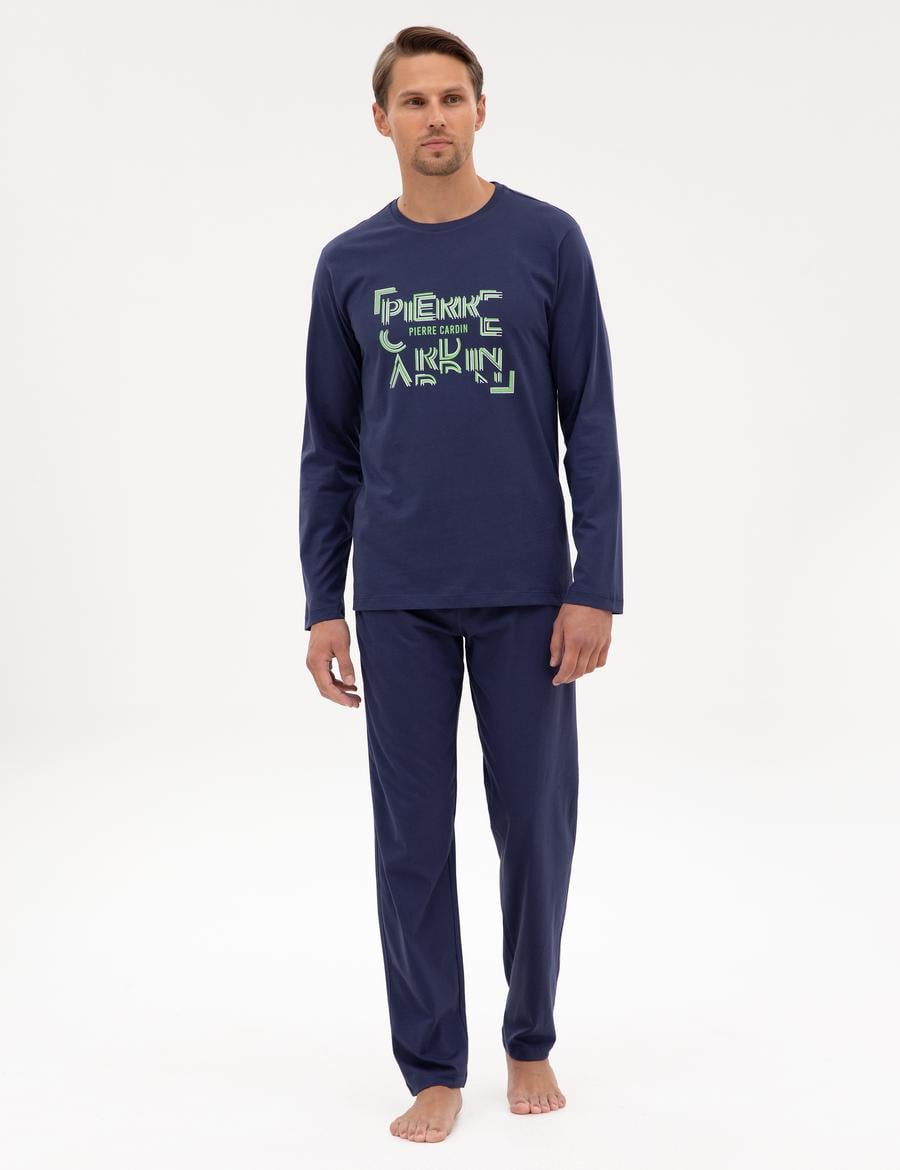 İndigo Pijama Takımı