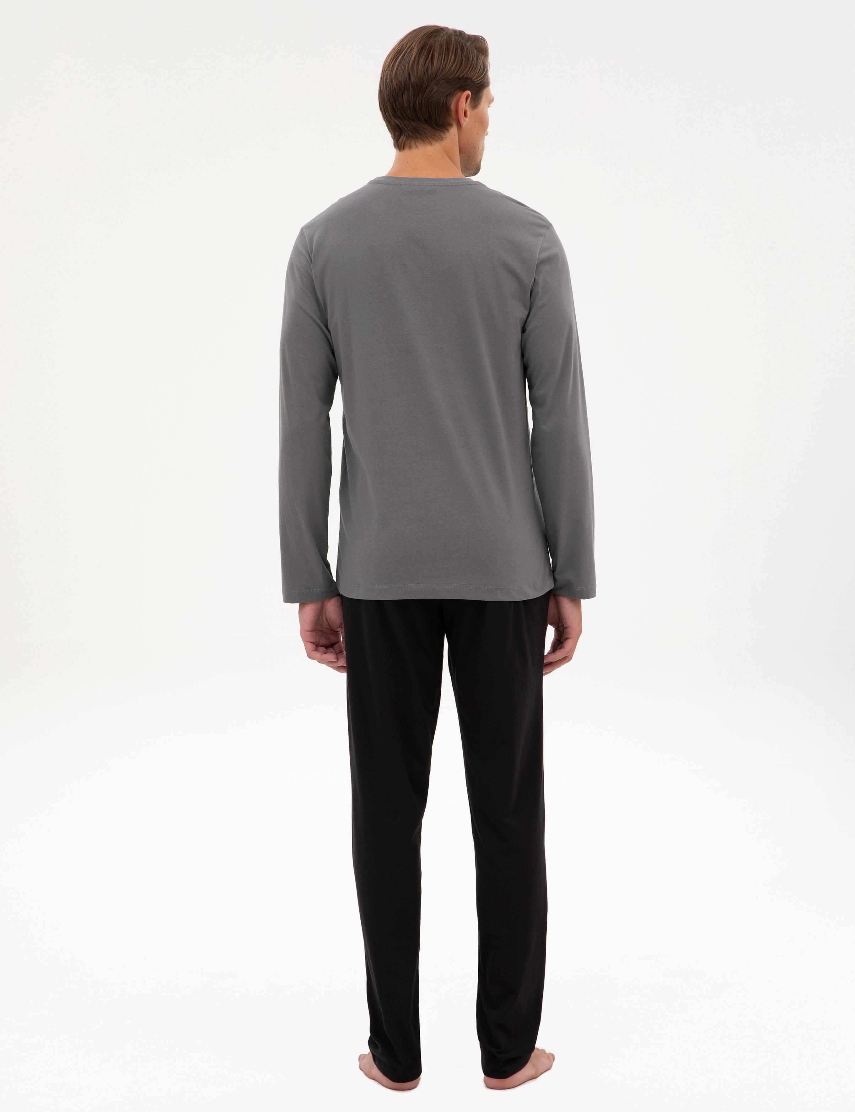 Koyu Gri Pijama Takımı