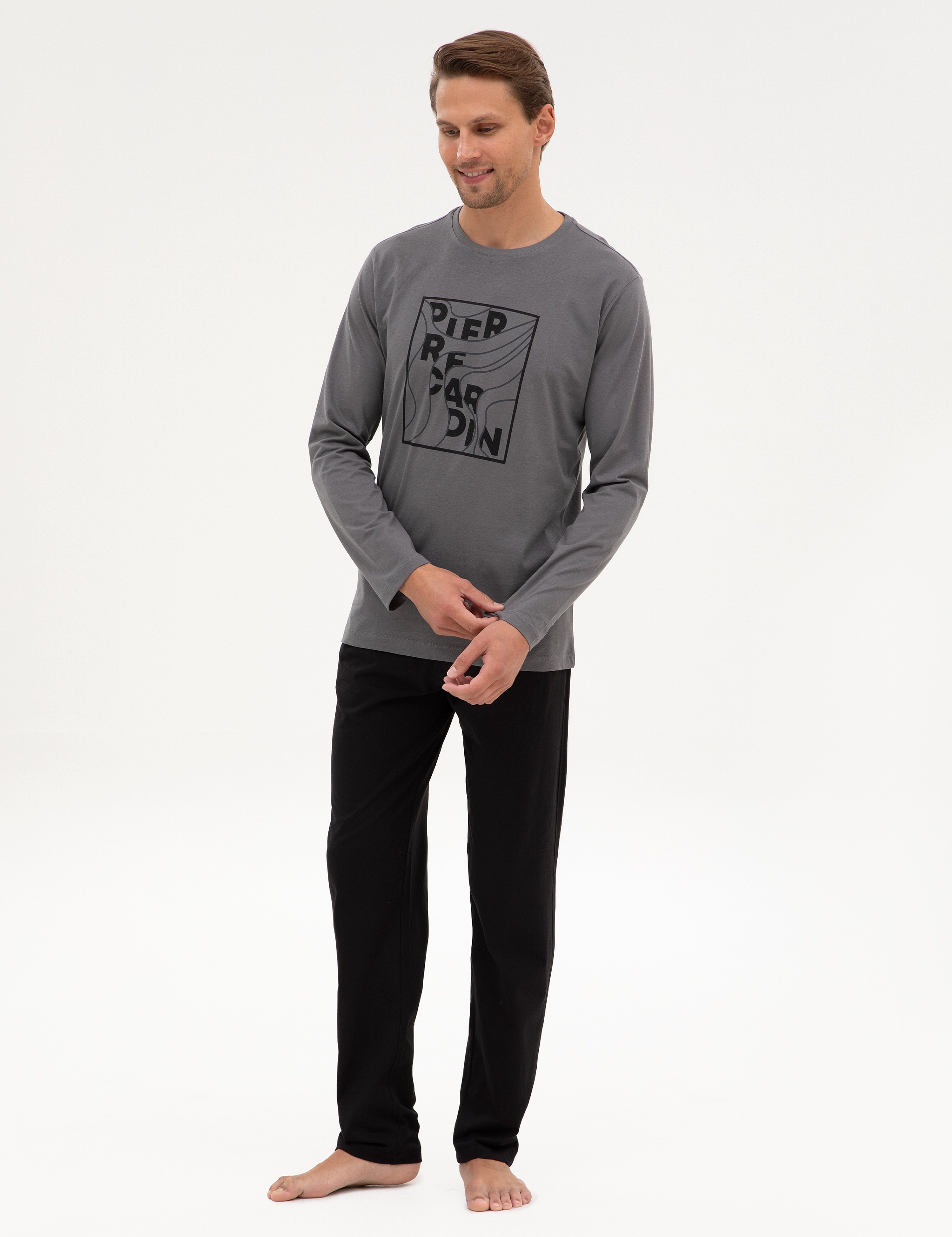 Koyu Gri Pijama Takımı - Image 1