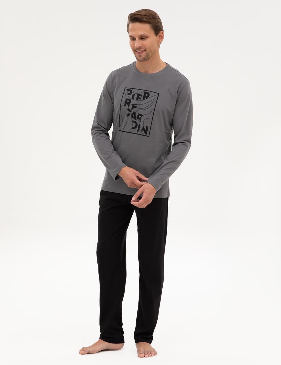 Koyu Gri Pijama Takımı