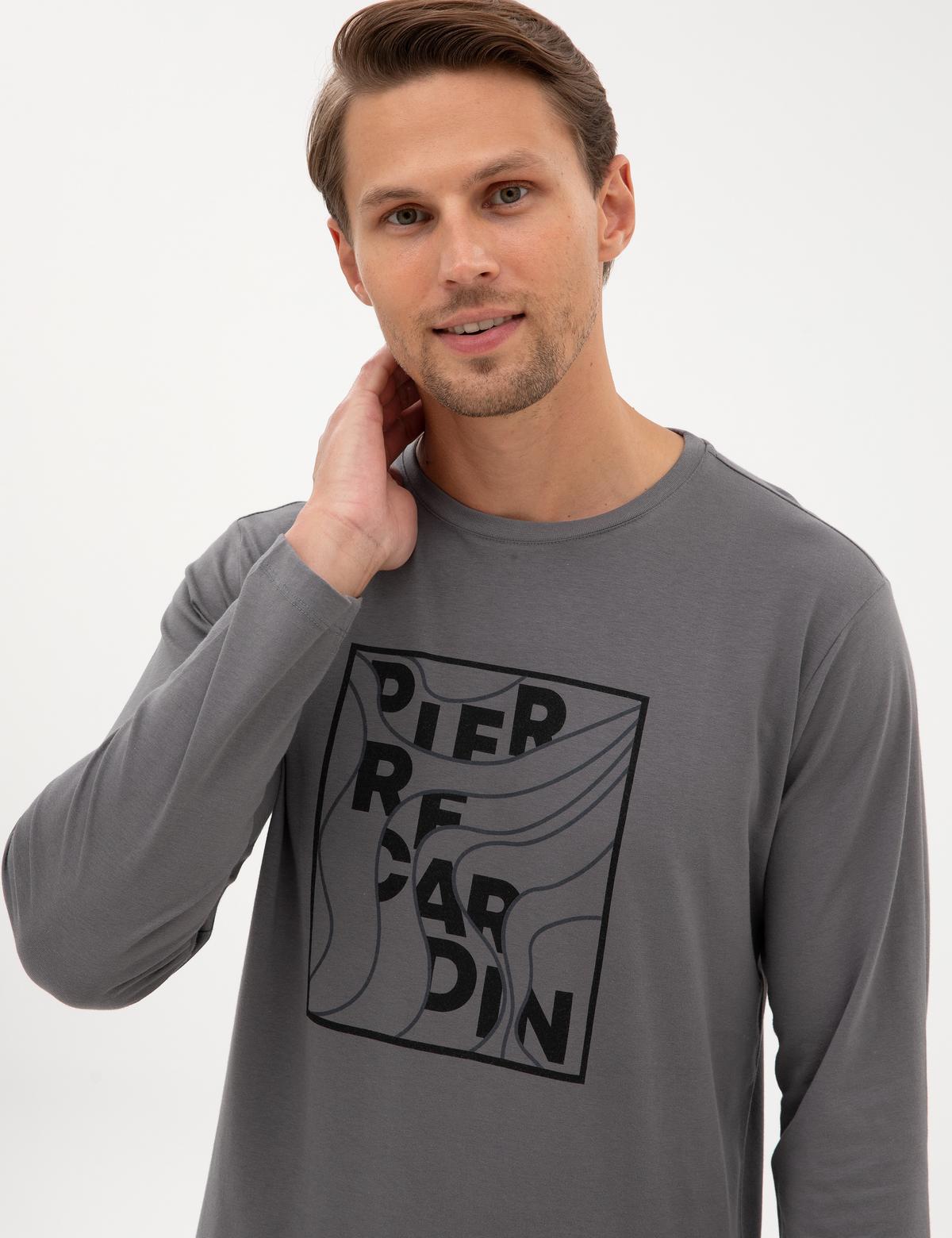 Koyu Gri Pijama Takımı - 50322653012