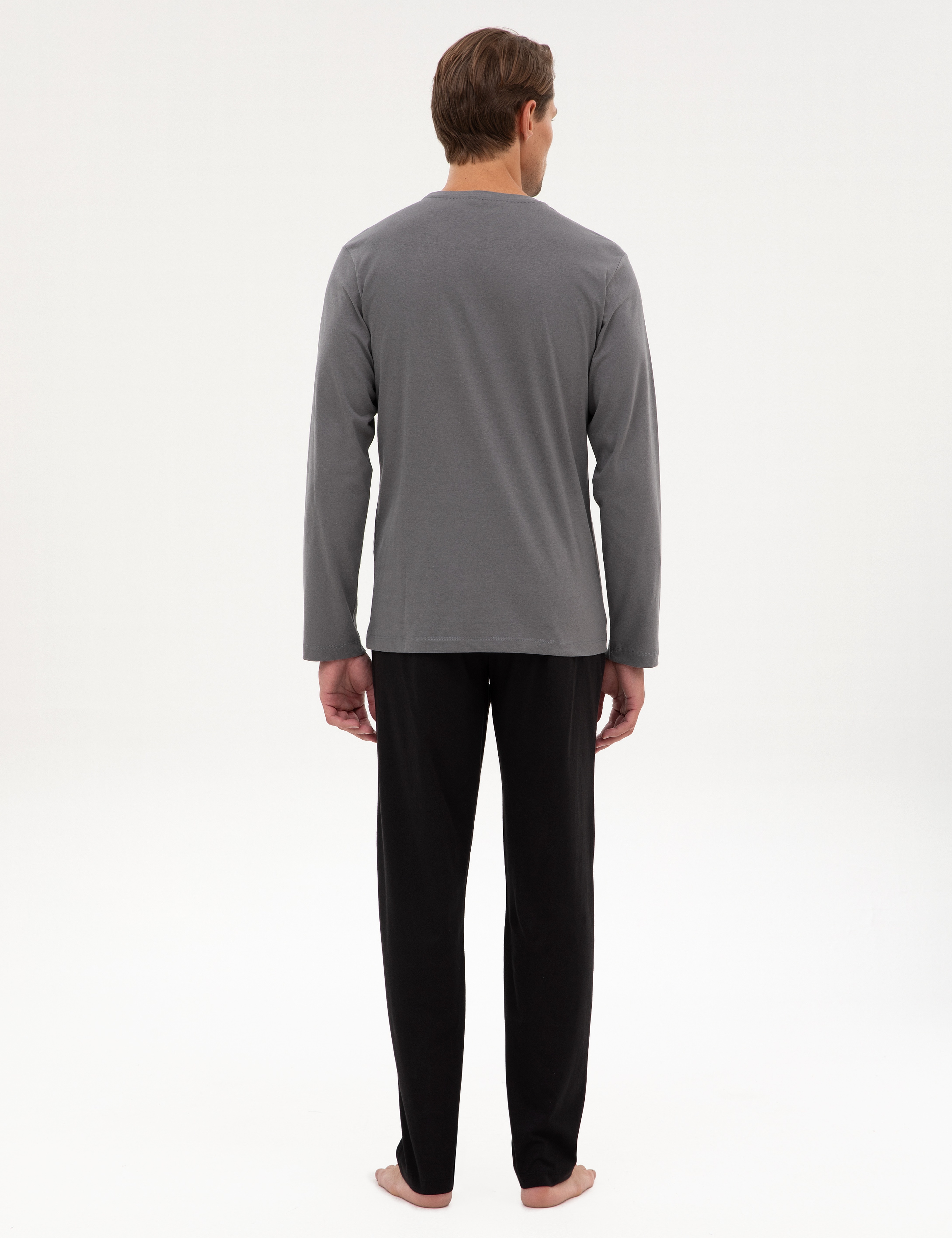 Koyu Gri Pijama Takımı - Image 5