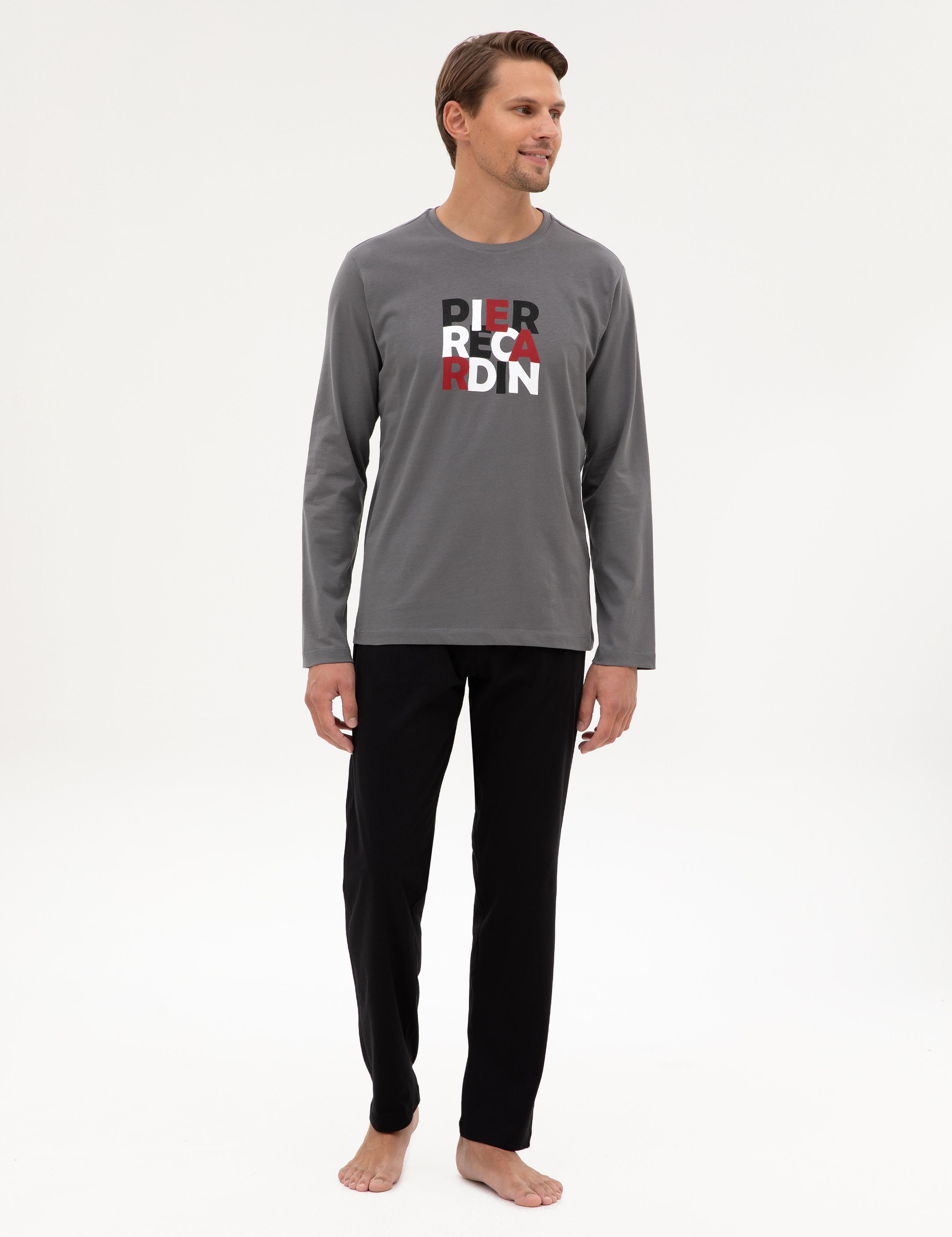 Koyu Gri Pijama Takımı