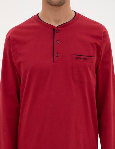 Bordo Pijama Takımı & İç Çamaşır Seti