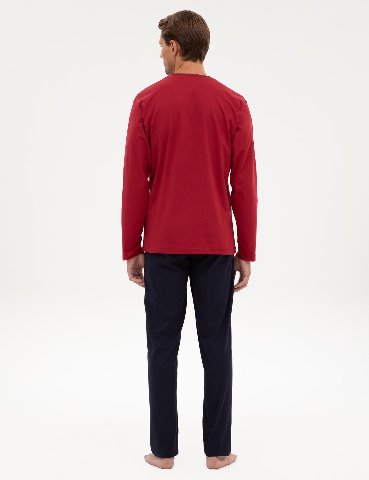 Bordo Pijama Takımı & İç Çamaşır Seti - 50322570002