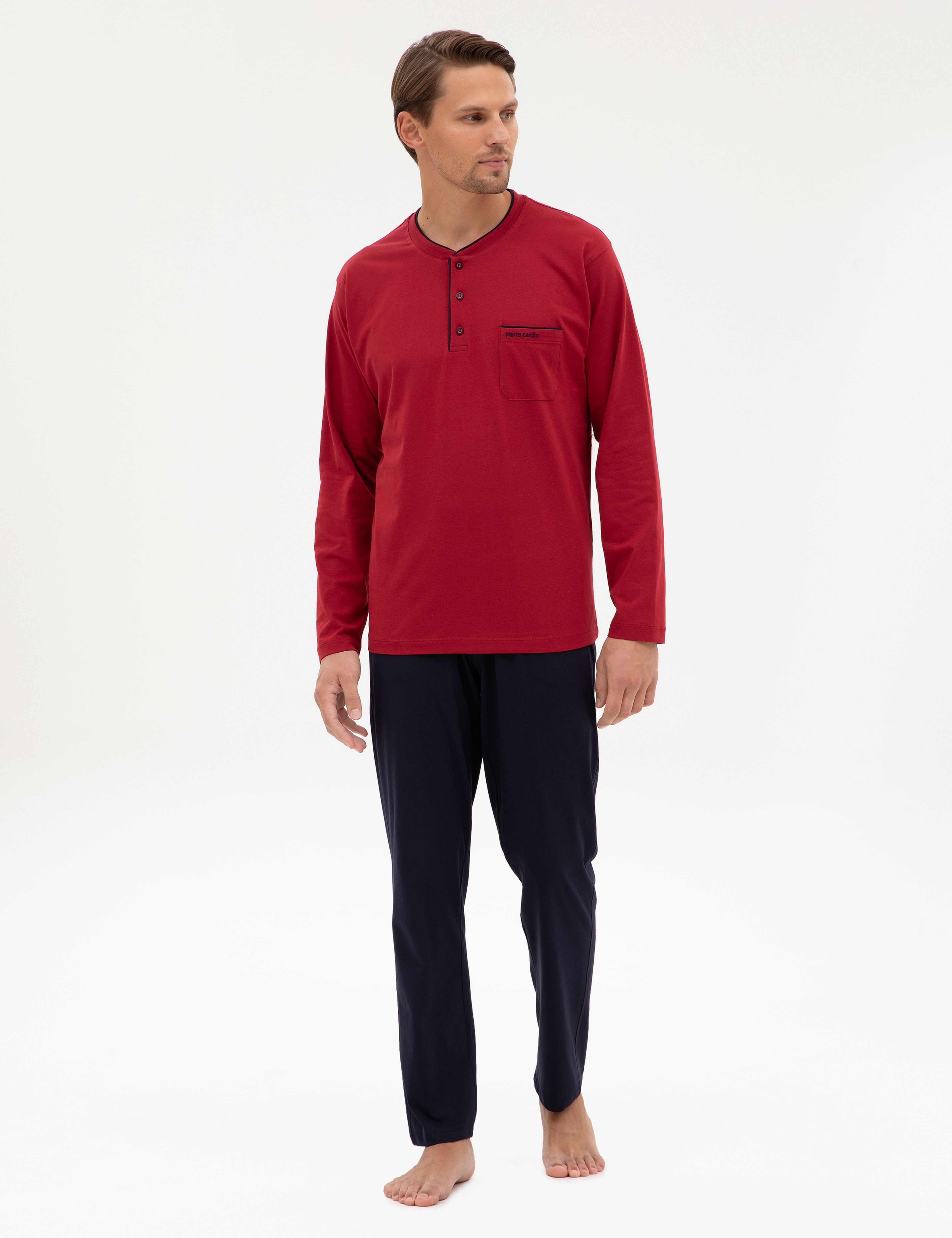 Bordo Pijama Takımı & İç Çamaşır Seti - Image 5