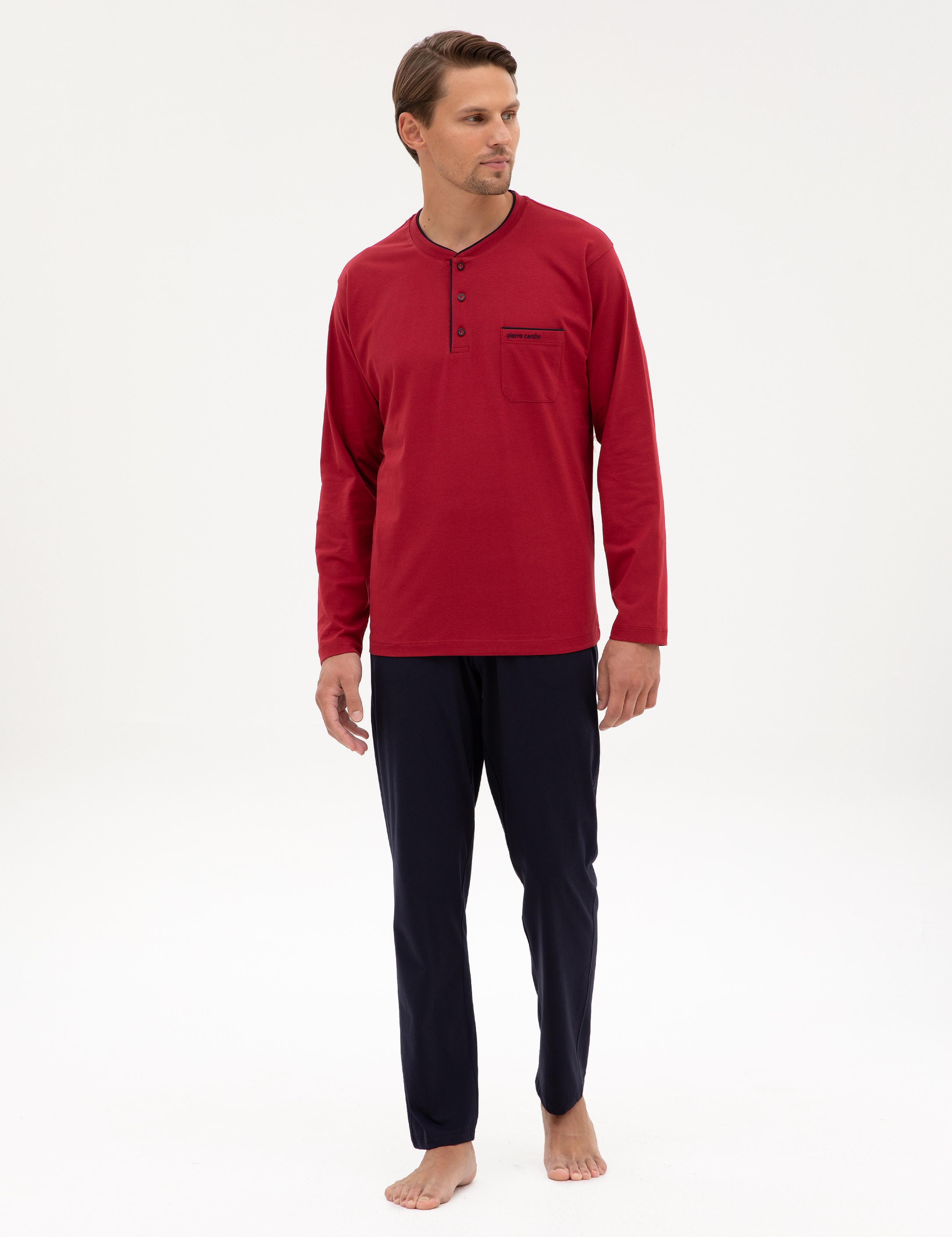 Bordo Pijama Takımı & İç Çamaşır Seti