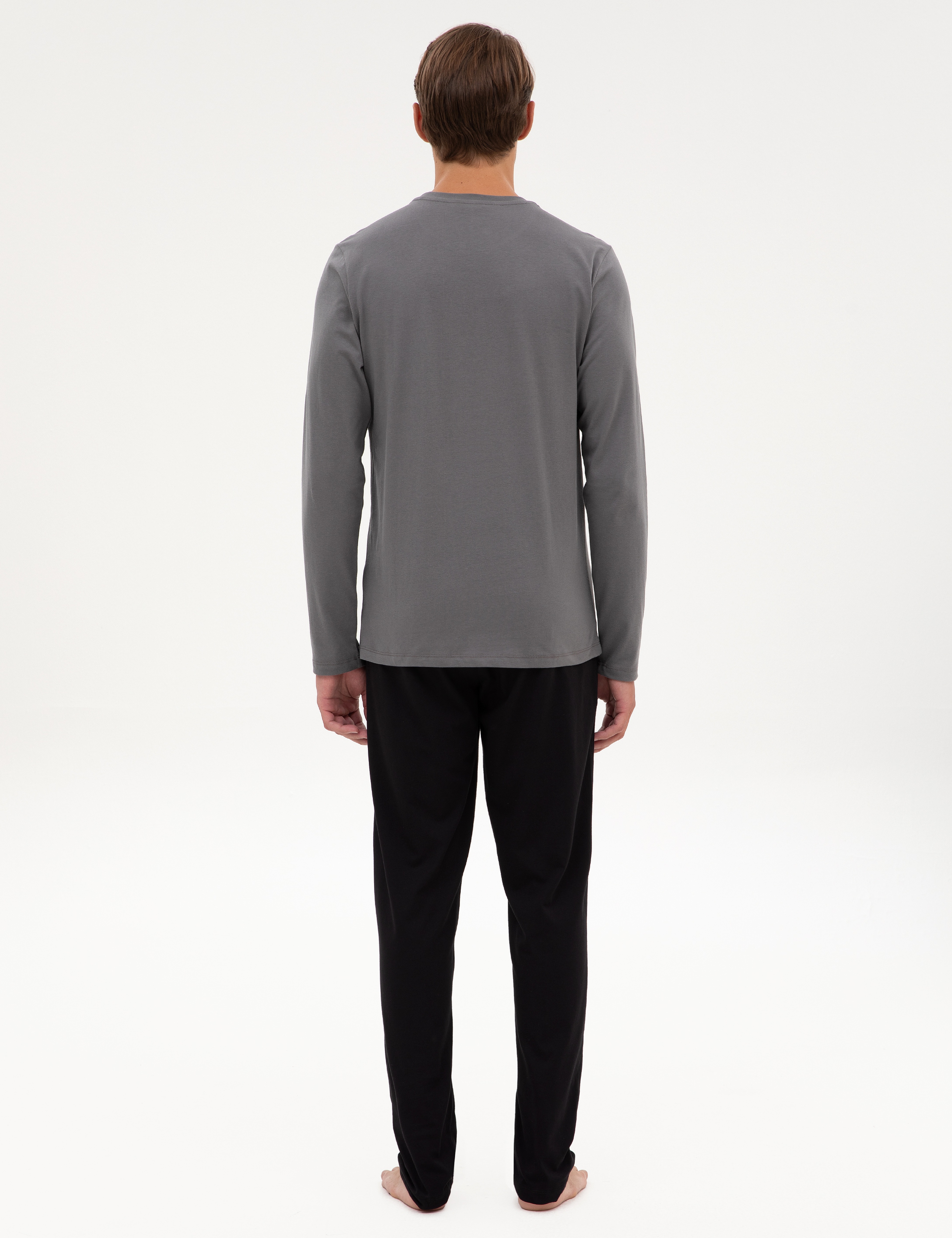 Koyu Gri Pijama Takımı - Image 5