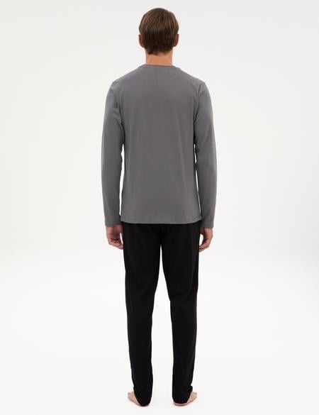 Koyu Gri Pijama Takımı - 50322632004