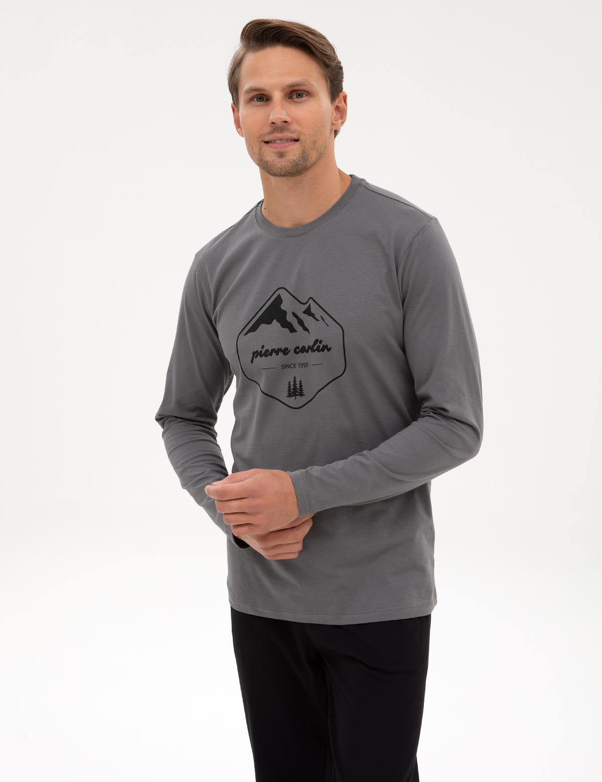 Koyu Gri Pijama Takımı - 50322632004