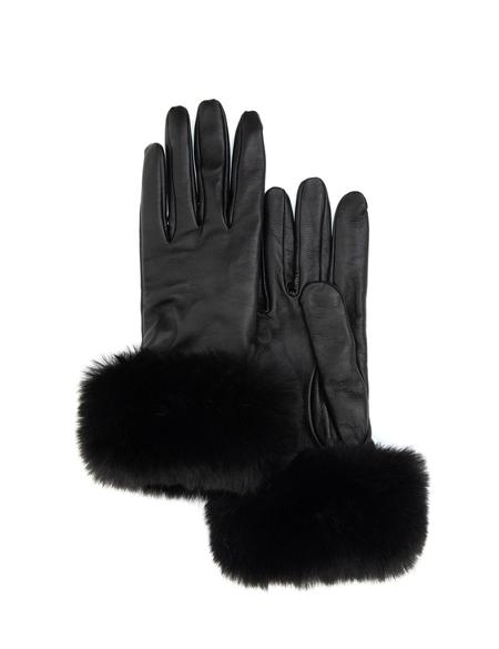 Siyah Deri Eldiven - 50317677001