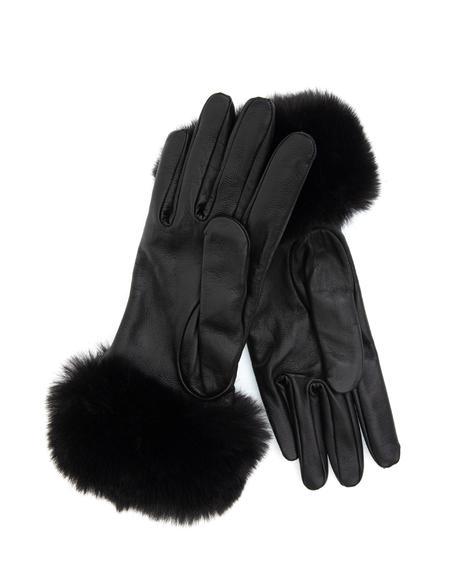 Siyah Deri Eldiven - 50317677001