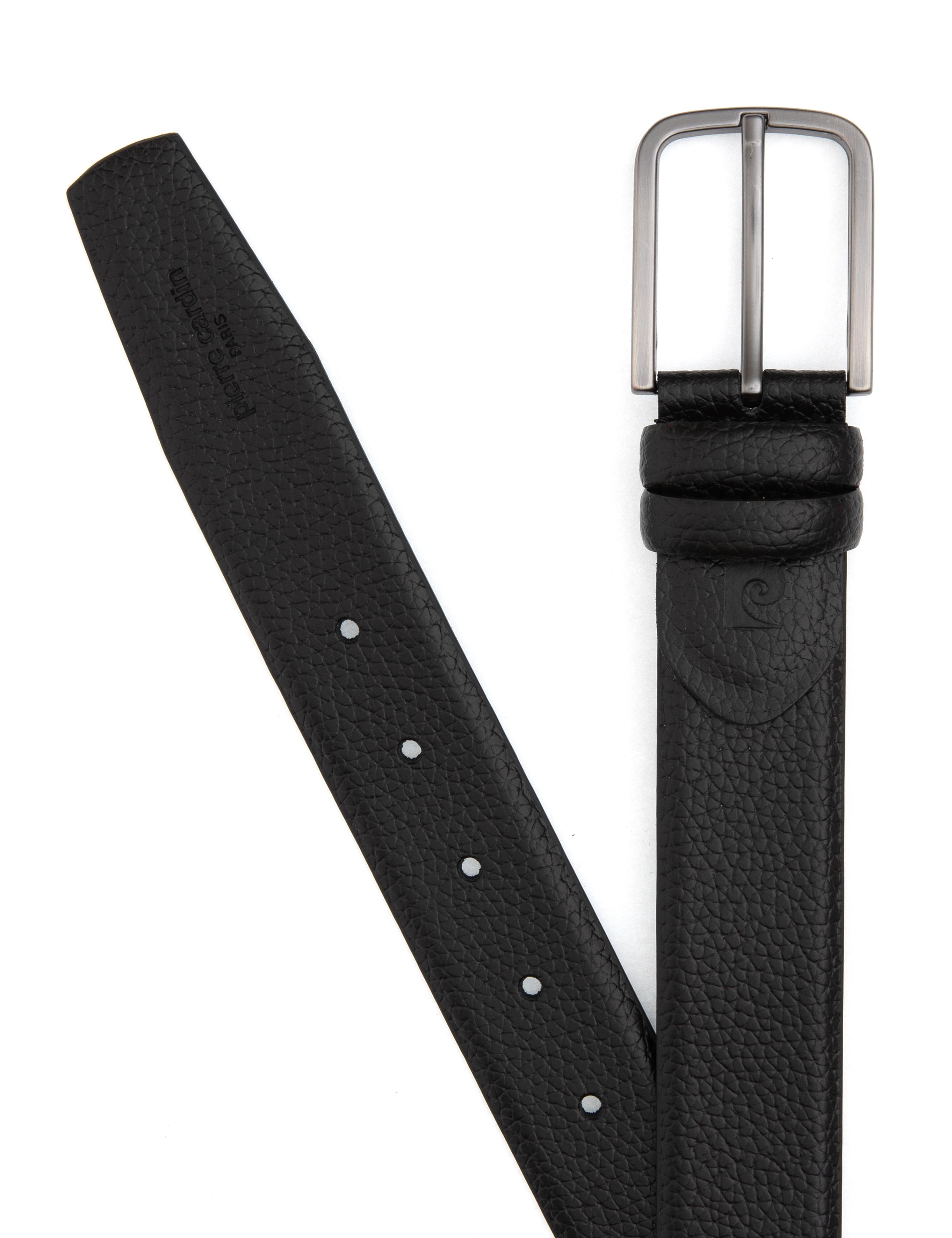 Siyah %100 Deri Kemer & Cüzdan Set