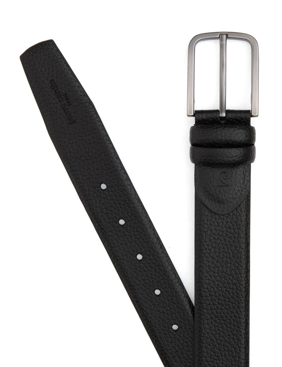 Siyah %100 Deri Kemer & Cüzdan Set