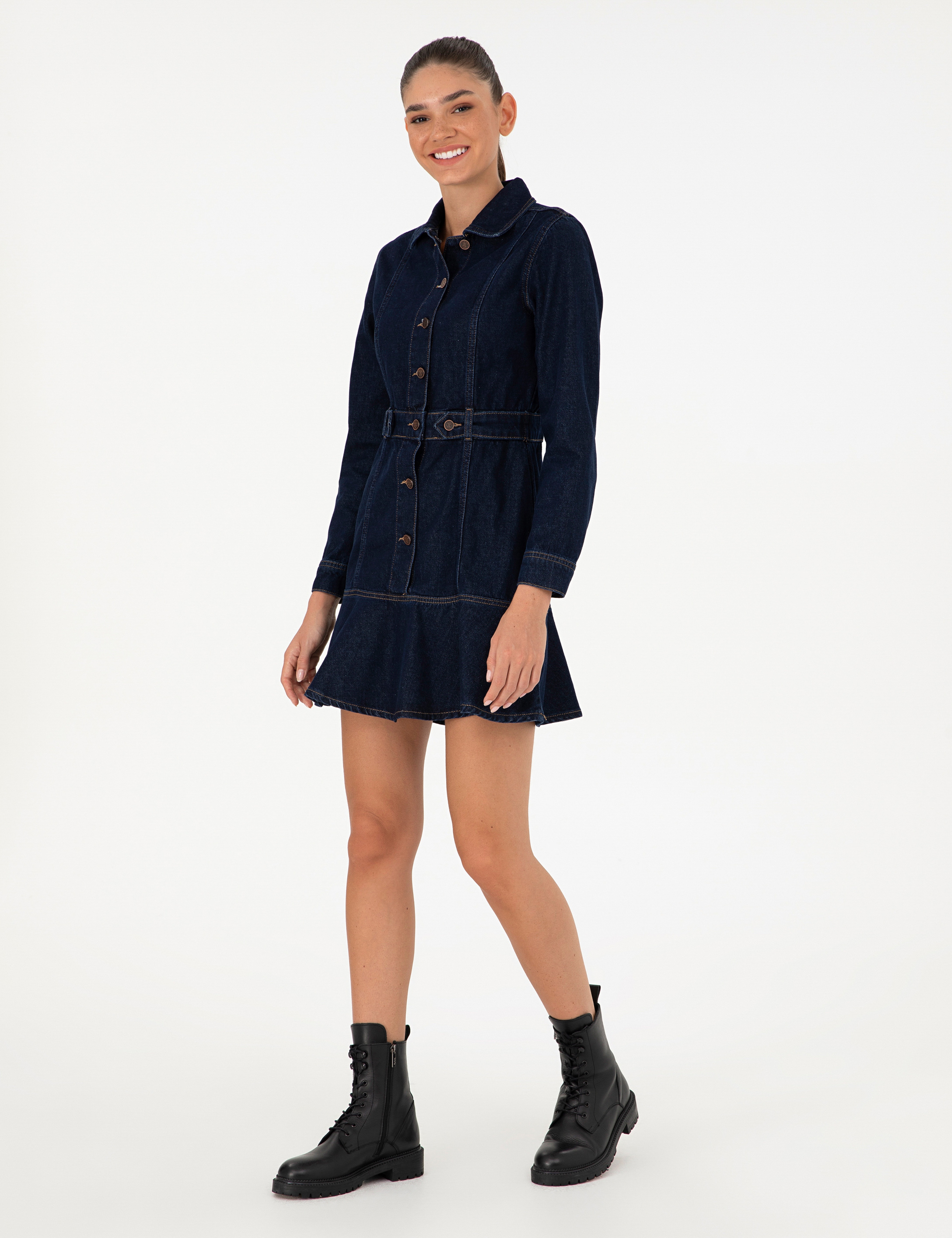 Mavi Slim Fit Jean Elbise - Image 1