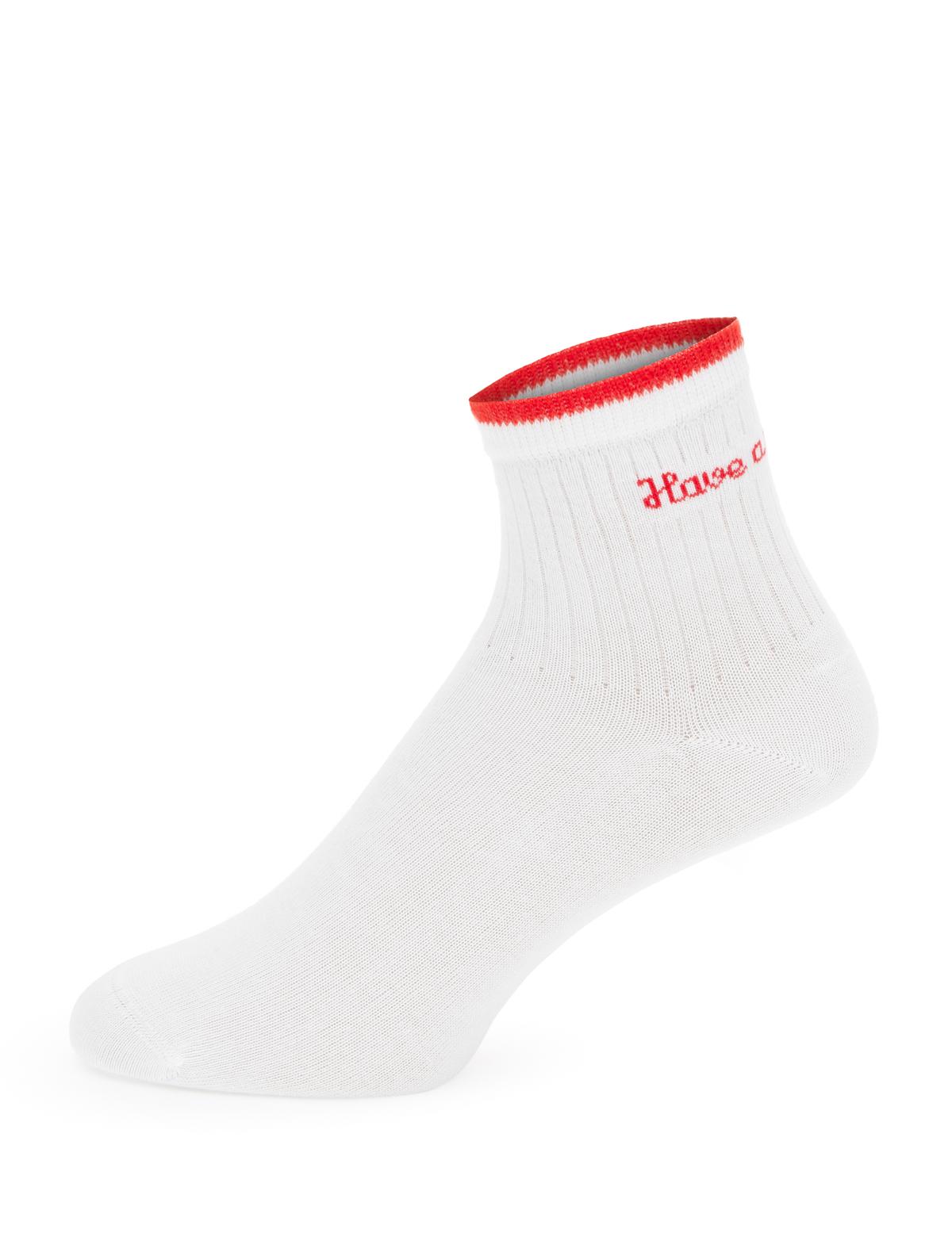 Kadın Kırmızı Patik Çorap