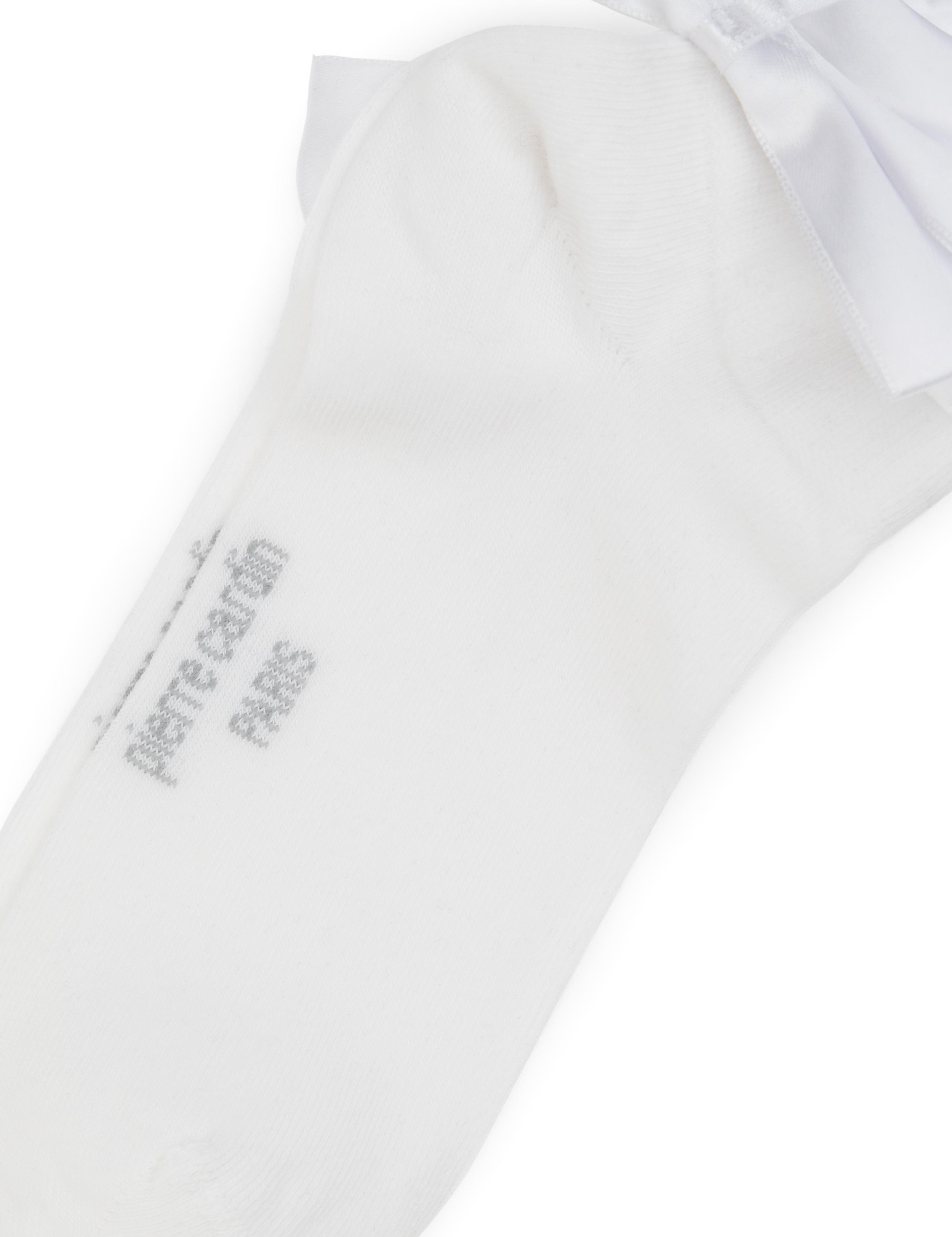 Kadın Beyaz Kurdela Detaylı Çorap