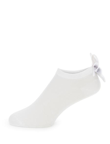 Kadın Beyaz Kurdela Detaylı Çorap - 50308192002