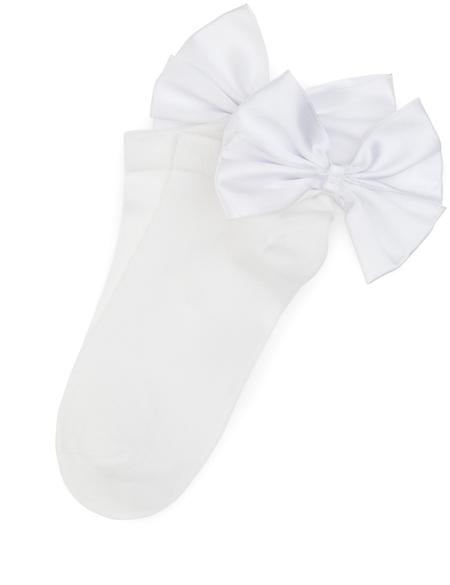 Kadın Beyaz Kurdela Detaylı Çorap - 50308192002